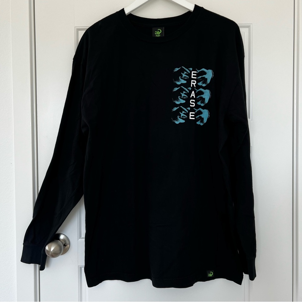 ERASE // NWOT Graphic long-sleeve shirt